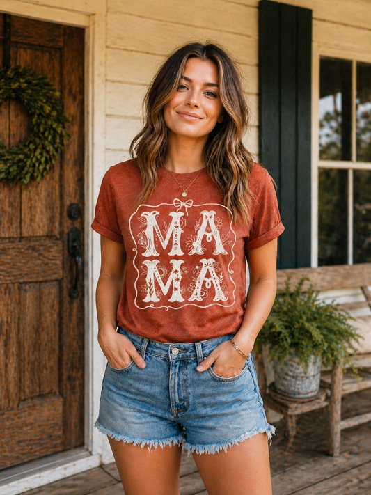 Vintage Mama Bloom Tee