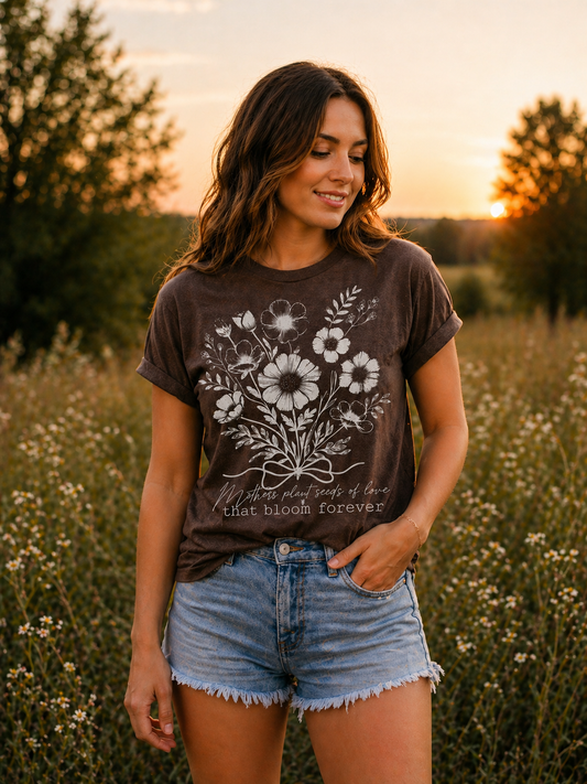 Mother's floral Tee